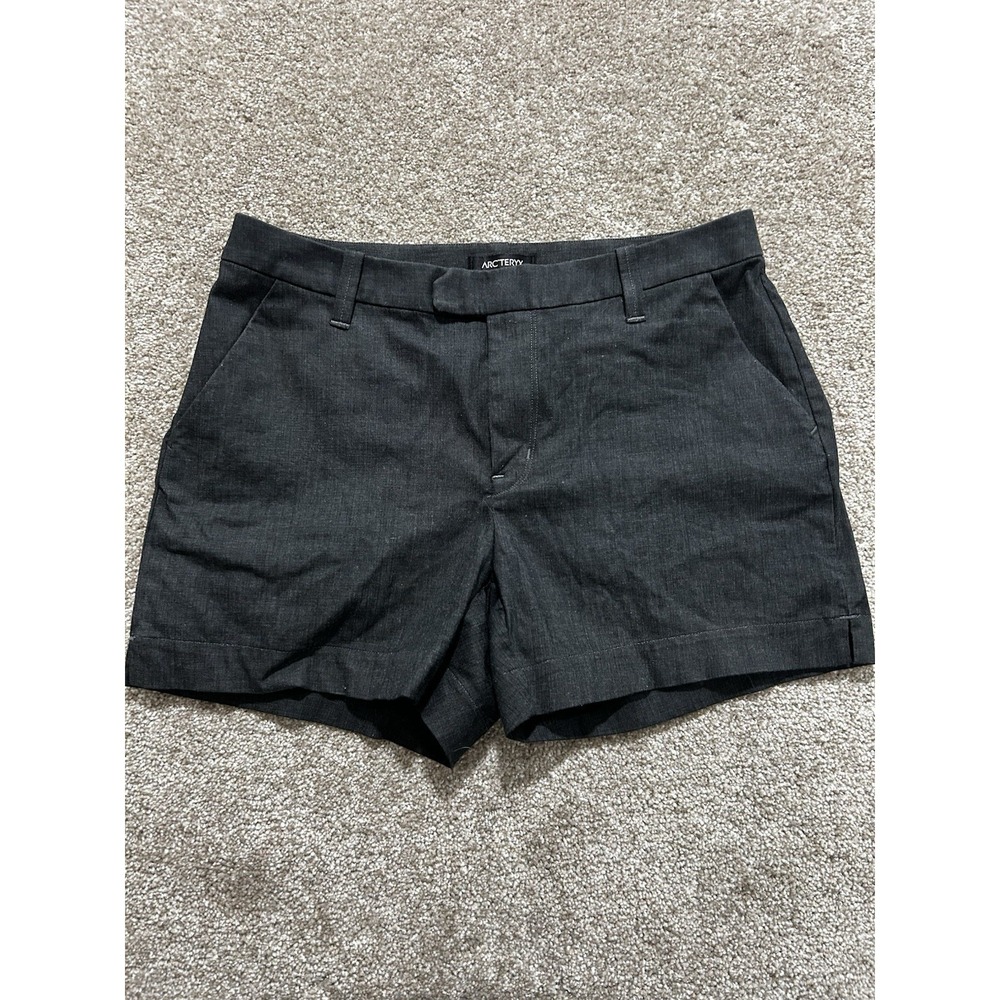 Arcteryx Devis Shorts Women's 6 Carbon‎ Fiber Gray 3XDry Outdoor Hiking